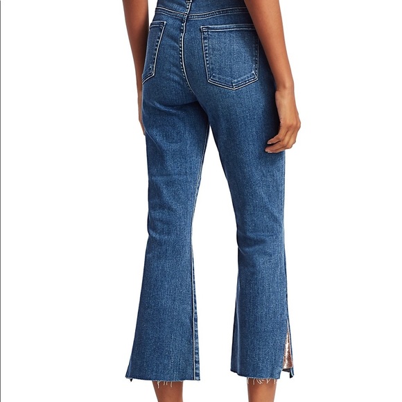 7 for all mankind high waist slim kick jeans - Picture 8 of 10